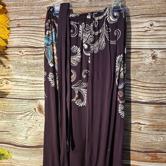 Angie capris women's large multicolored pre-owned - Picture 2 of 5